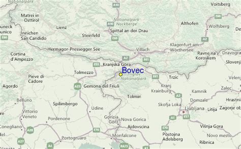 Cycling Map of Bovec