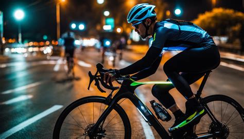 Cyclist with Reflective Gear