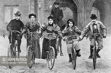 Cyclists enjoying themselves