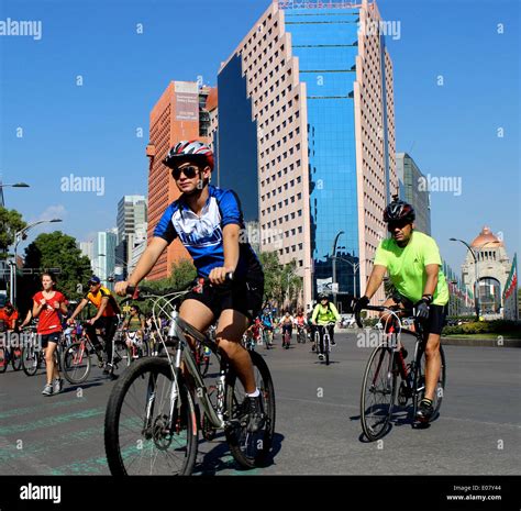 Cyclists in Mexico
