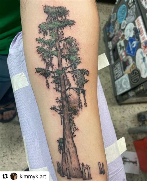 Bald Florida Cypress Tree Tree sleeve tattoo, Tree