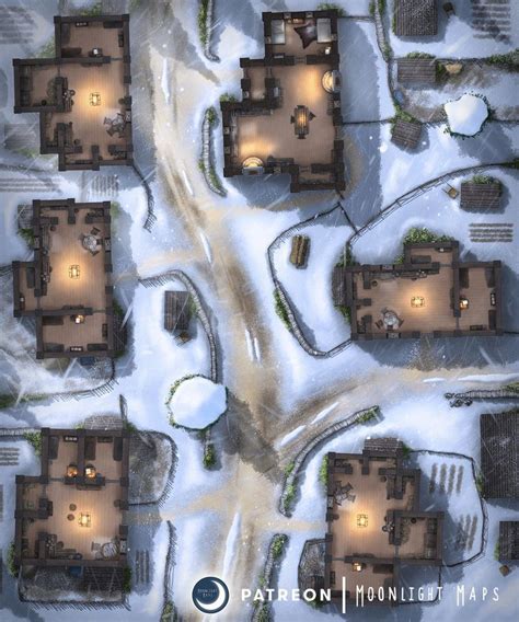 Afternoon Maps is creating RPG and DnD battlemaps Patreon in 2021