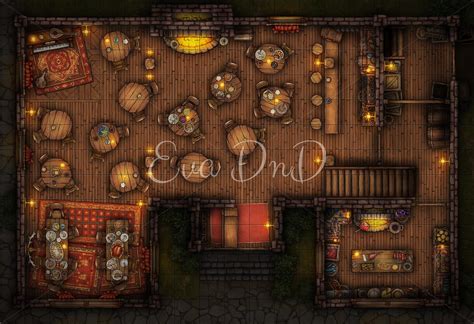 d&d dungeons and dragons d&d map d&d tavern rpg maps Tabletop rpg
