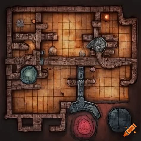 Free Underground dungeon map r/dndmaps