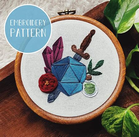D D Embroidery Patterns Free