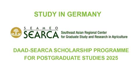 DAAD Scholarship Programme for Development-Related Postgraduate Studies