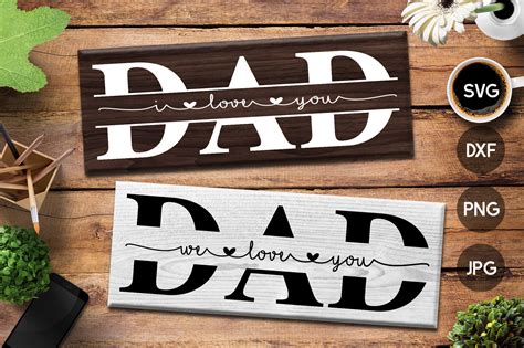 Download DAD Monogram SVG , Father Sublimation Files
