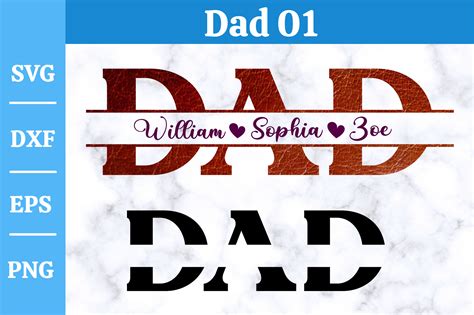 Download DAD Monogram SVG , Father Sublimation Files Free PSD Mockups