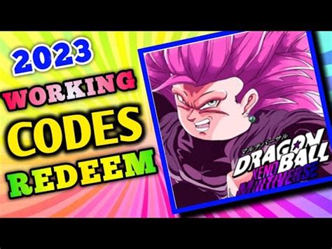 DB Xeno Multiverse Tycoon Codes - Roblox July 2023 -