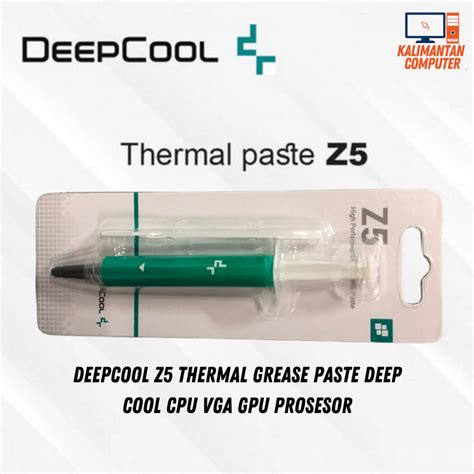 DEEPCOOL Z5 THERMAL GREASE PASTE DEEP COOL CPU VGA GPU PROSESOR