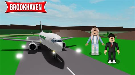 DERRUBAMOS UM AVIÃO no Brookhaven Roblox - YouTube