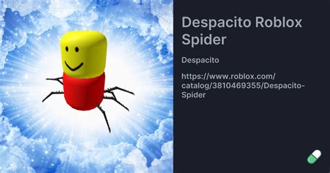 DESPACITO SPIDER Trademark Application of Roblox Corporation 