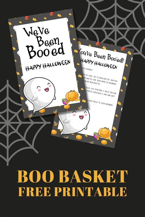 DIY Boo Basket Card Templates