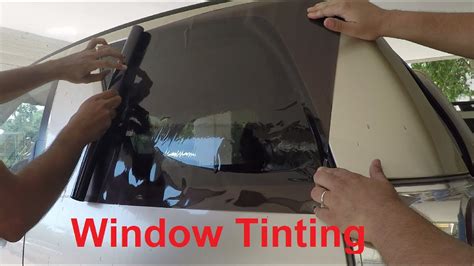 DIY Car Window Tinting