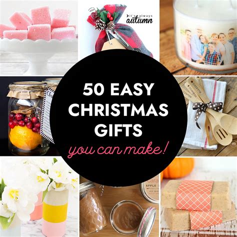 DIY Christmas Presents by Recipient