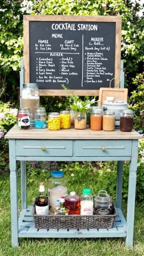 DIY Cocktail Station