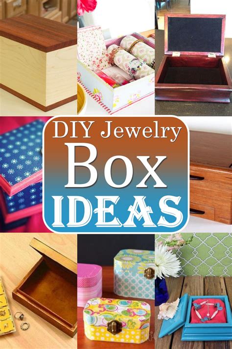 DIY Crafts Jewelry Box Materials