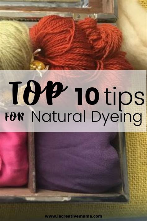 DIY Dyeing Tips