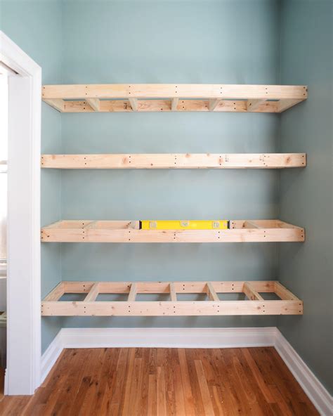 DIY Floating Shelves Construction