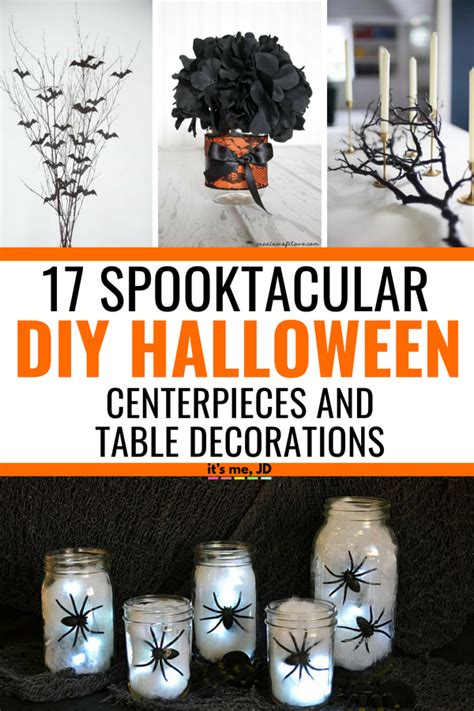 DIY Halloween Table Centerpieces
