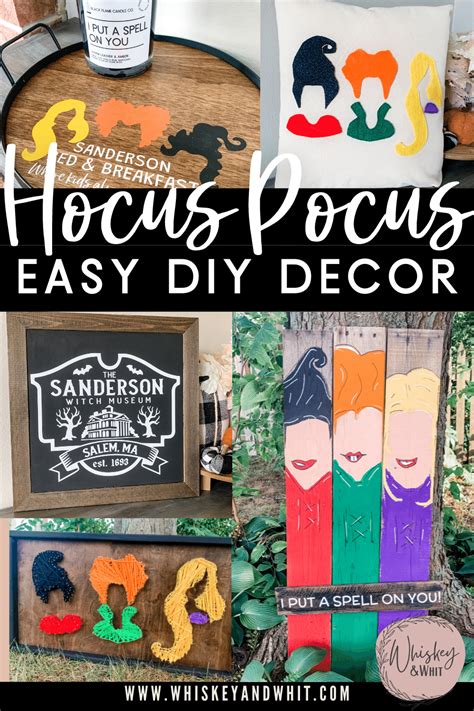 DIY Hocus Pocus Halloween Decorations