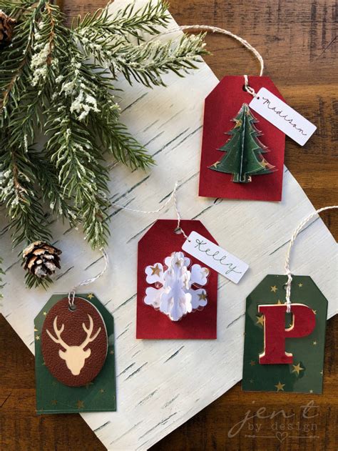 Diy Holiday Gift Tags Using The Cricut Maker — Jen T. By Design