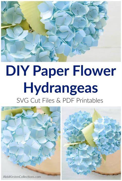 DIY Hydrangea Flower Wall Tips