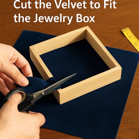 DIY Large Jewelry Box Lining