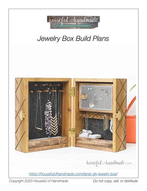 DIY Large Jewelry Box Reflection