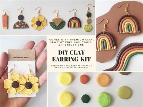 DIY Polymer Clay Earrings Kit