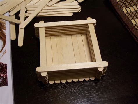 DIY Popsicle Stick Jewelry Box Artistic Expression