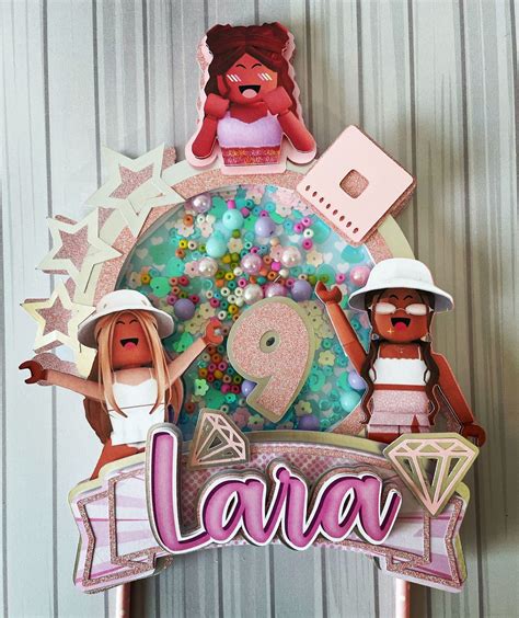 DIY Roblox Girls Shaker Cake Topper SVG DIGITAL File for - Etsy