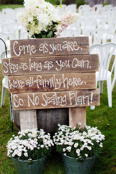 DIY Wedding Signs
