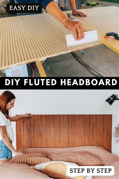 DIY headboard projects step by step