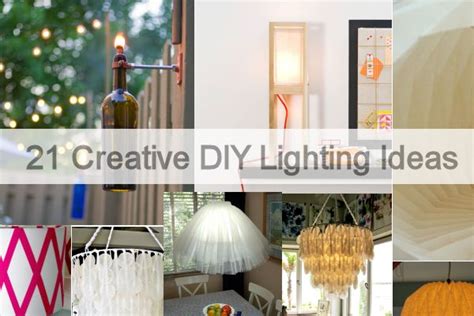 DIY lighting ideas space-saving ideas