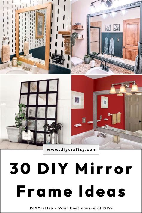 DIY mirror frame ideas