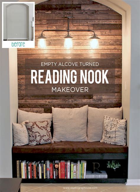 DIY reading nook wall decor