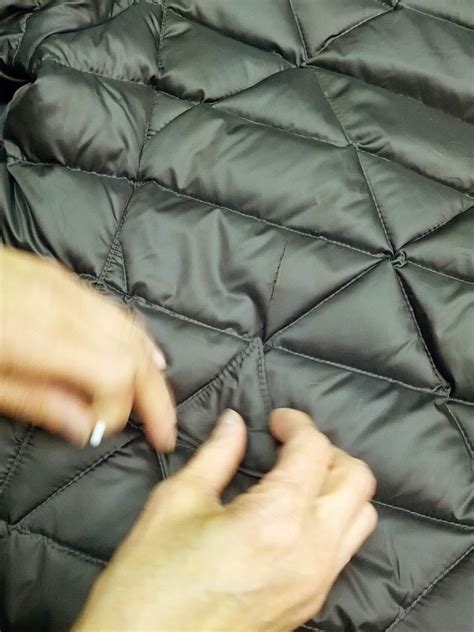 DIY repairing a puffer jacket