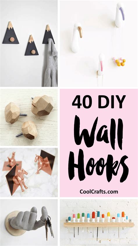 DIY wall hooks