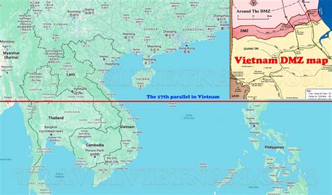 DMZ Vietnam Map
