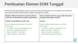 DOM dan Manipulasi Elemen
