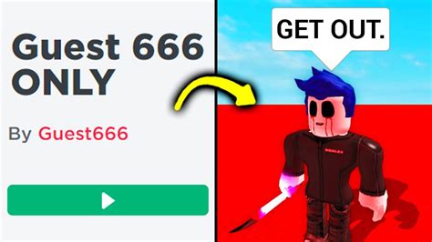 DON\'T Join Guest 666\'s SECRET Roblox Game.. - YouTube