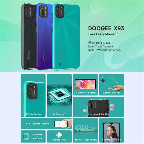 DOOGEE X93 full stipulation