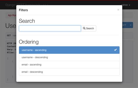 DRF with Django Filters Filtering and Searching Made Easy