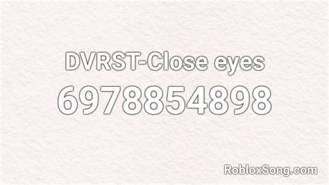 DVRST - YOUR NAME Roblox ID - Roblox music codes