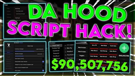 Da Hood Script GUI - Roblox Pastebin Hacks