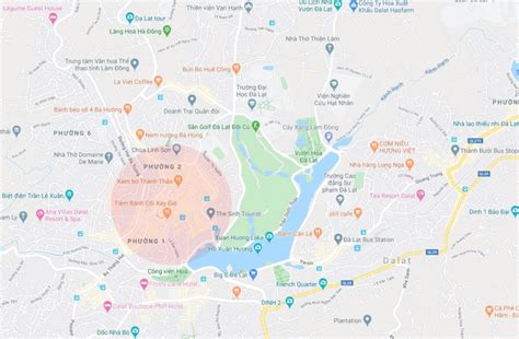 Da Lat map road