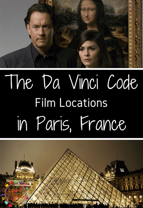 Da Vinci Code Locations Paris