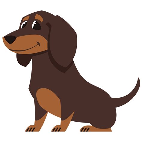 Sitting Dachshund Dog Stock Illustration Download Image Now iStock