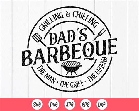 Fired Up for Father's Day: Spice Up Your Grilling Game with Our Dad BBQ SVG Collection